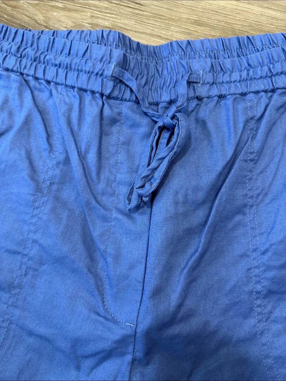 Banana Republic Linen Blend Pants in Blue